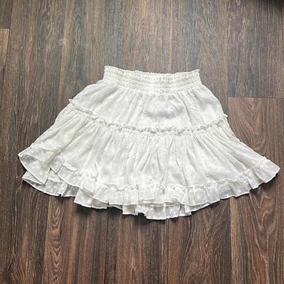 Marion Skirt in Pearl Clip Dot